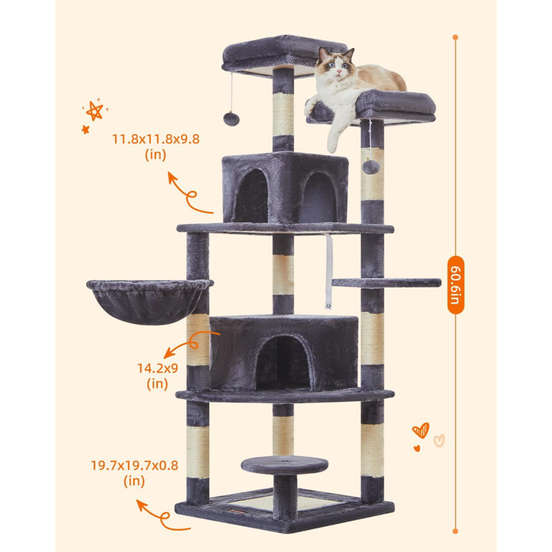 Adult cat tower store